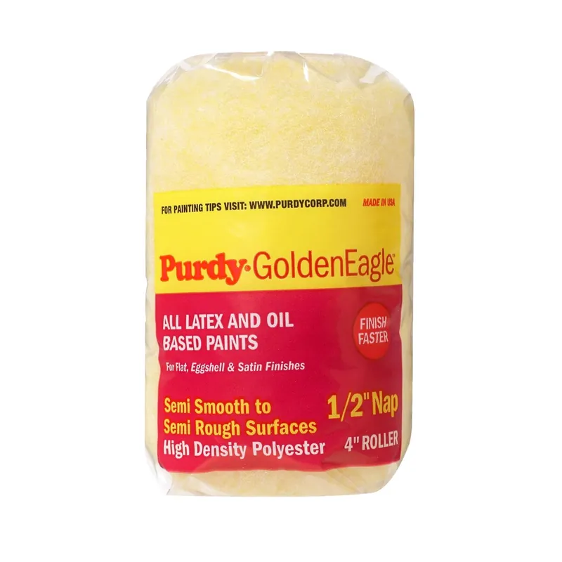 Purdy GoldenEagle Polyester 4 In. W X 1/2 In. Regular Paint Roller Cover 1 Pk