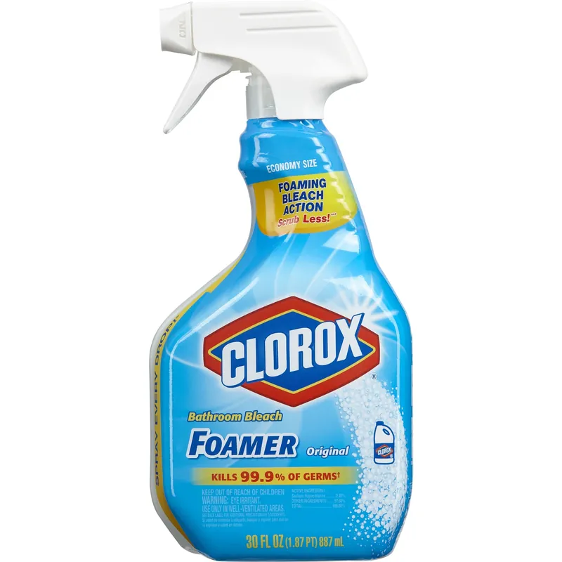 Bathroom Bleach Foamer, 30 Oz.