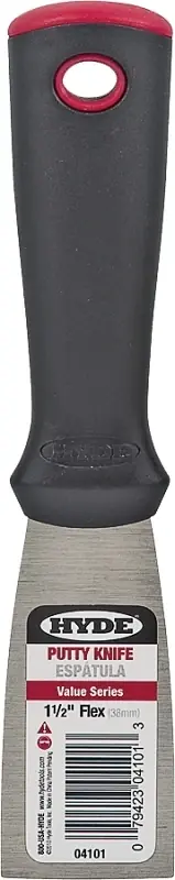 Putty Knife, Flexible High Carbon Steel Blade, 1-1/2-In.