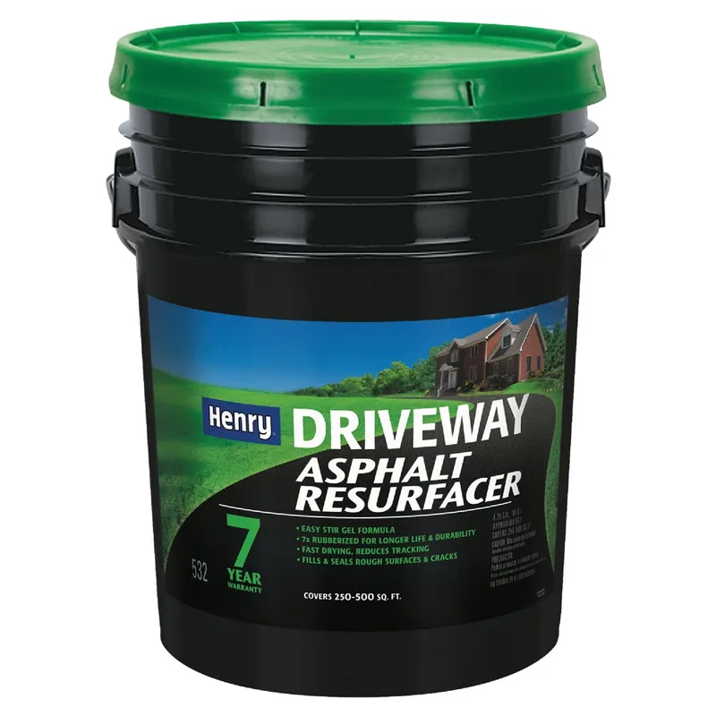 4.75 Gallon Blacktop Driveway Resurfacer - 7x Rubberized Formula