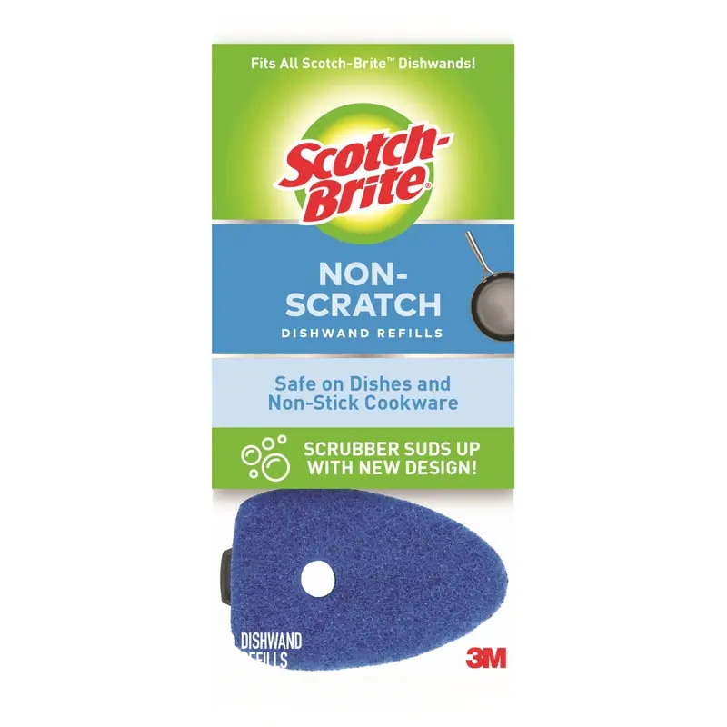 Scotch-Brite Heavy Duty Dishwand Scrubber Refill For Kitchen 2 Pk