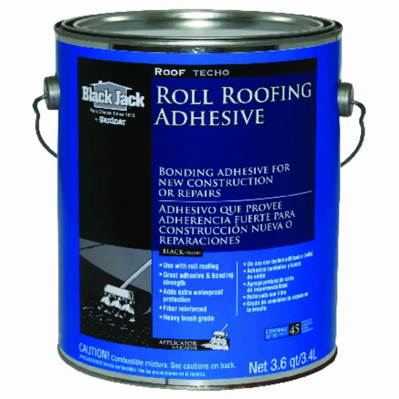 Roll Roofing Adhesive, 3.6-Qt.