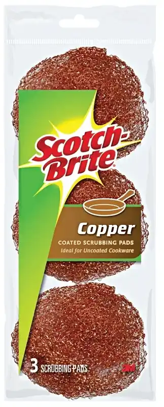 7895261 Copper Scrubbing Pads - Pack Of 3