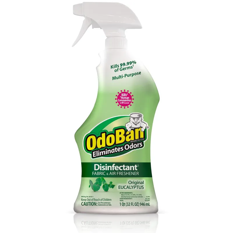 OdoBan Eucalyptus Scent Disinfectant Laundry & Air Freshener 1 Qt 1 Pk