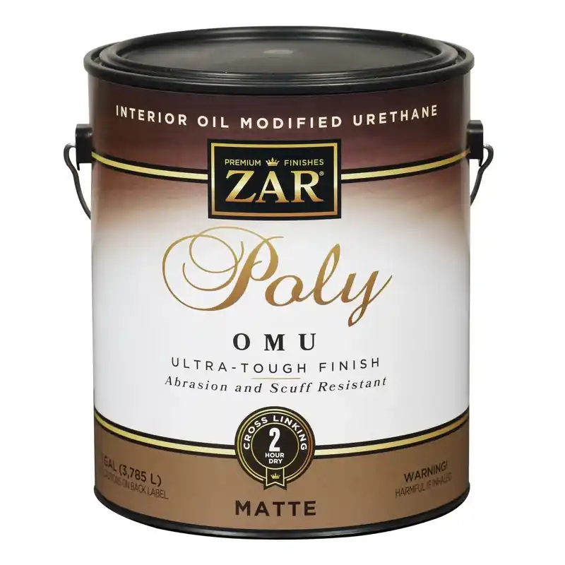Interior Polyurethane OMU, Oil Modified Wood Finish, Clear Matte, 1 Gallon