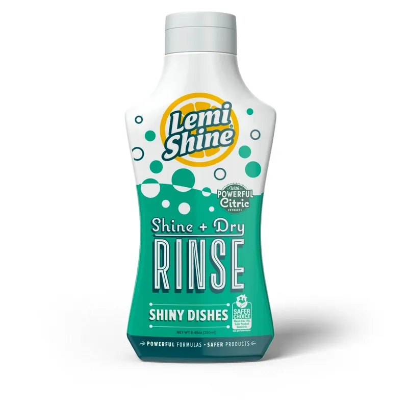 Lemi Shine Lemon Scent Gel Dishwasher Rinse Aid 8.45 Oz 1 Pk