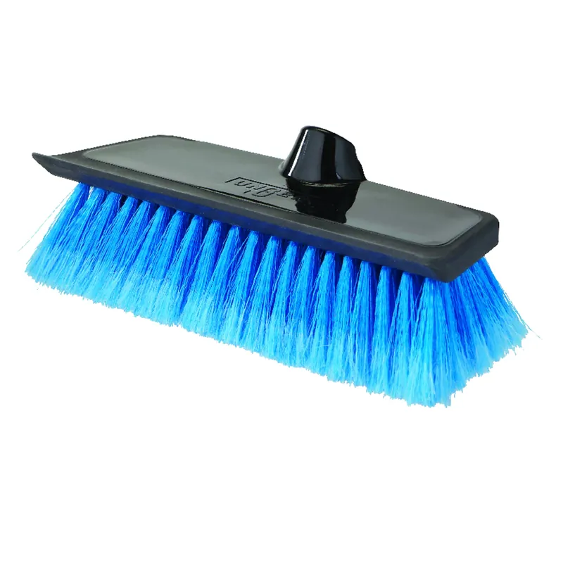 10 In. Water Flow Brush With Soft Bristles And Rubber Handle