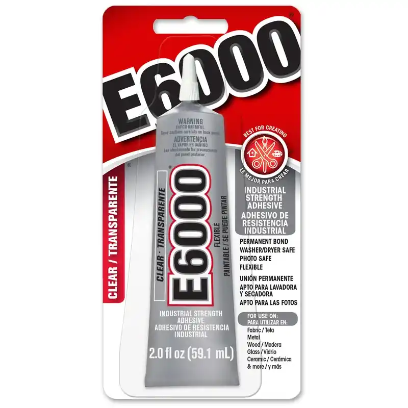 Industrial Strength Contact Adhesive, Clear, 2 Oz.