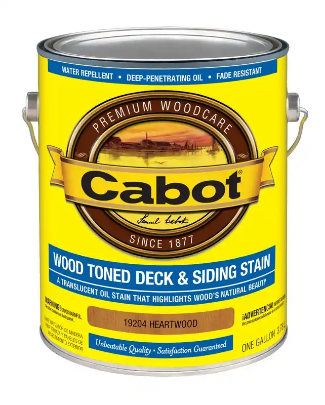 Wood Toned Deck & Siding Stain, Heartwood, 1-Gallon