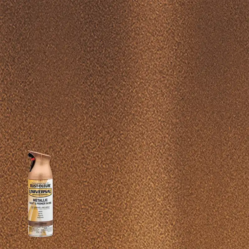 Universal Paint & Primer Metallic Spray Paint, Aged Copper, 11-oz.