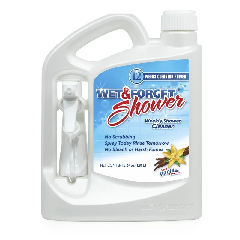 Weekly Shower Cleaner, No-Scrub, 1/2 Gallon