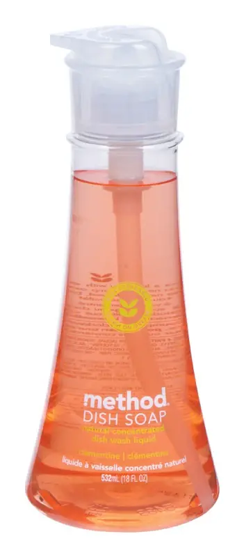 Method Clementine Scent Liquid Dish Soap 18 Oz 1 Pk