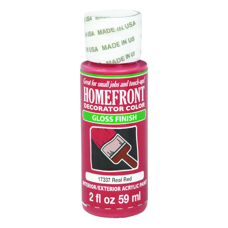 Homefront Gloss Real Red Hobby Paint 2 Oz