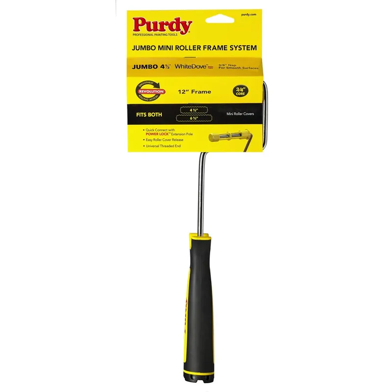 Revolution Jumbo Mini Paint Roller Frame And Cover 4-1/2 To 6-1/2 In. W