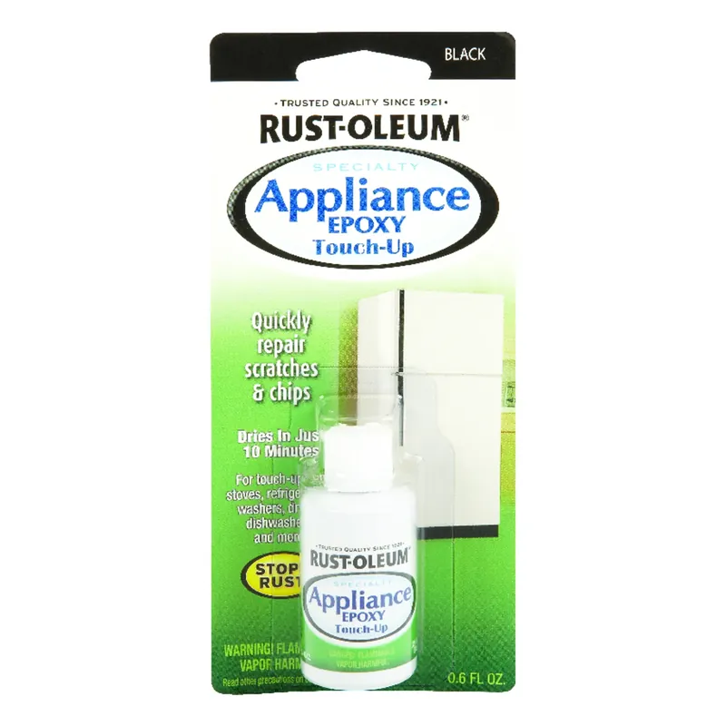 Appliance Touch Up Paint, Black, .6 Oz.