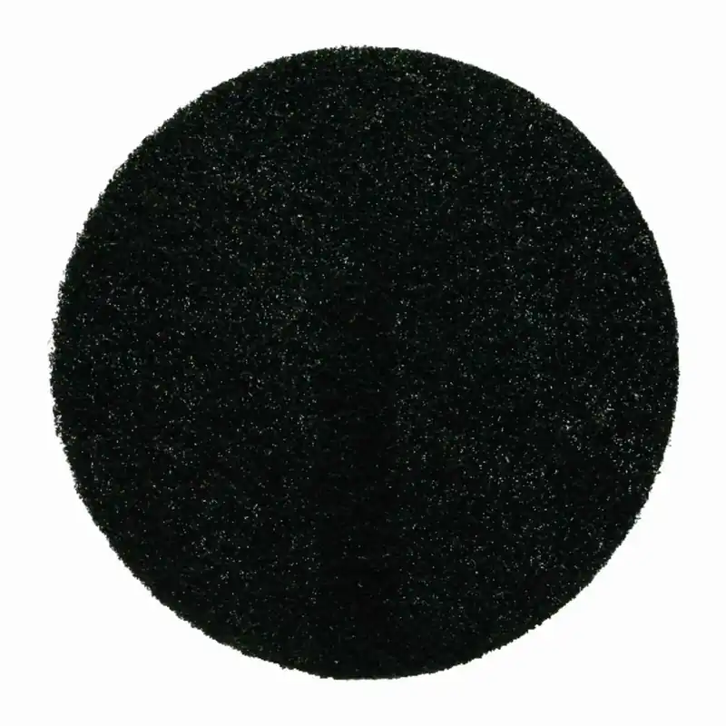 17 In. Diameter Non-woven Natural/polyester Fiber Floor Pad Disc Black