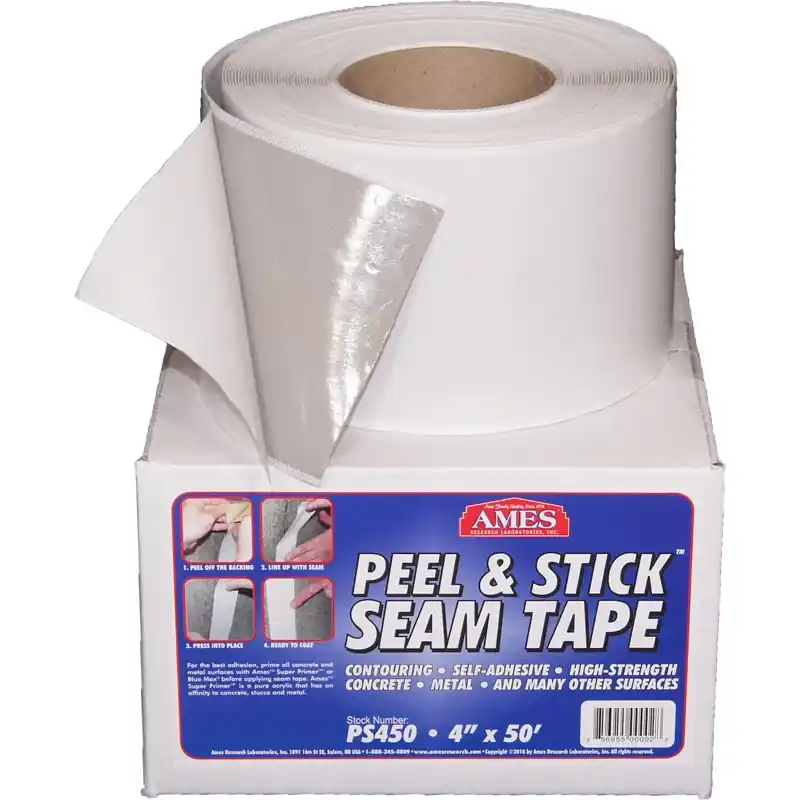 Peel & Stick Gray Rubber Waterproofing And Seam Tape 4" X 50‘ - Model Ps450