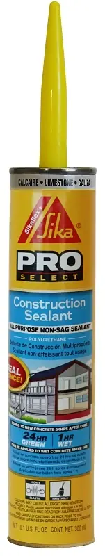Sika Pro Limestone Polyurethane Construction Sealant 10.1 Oz