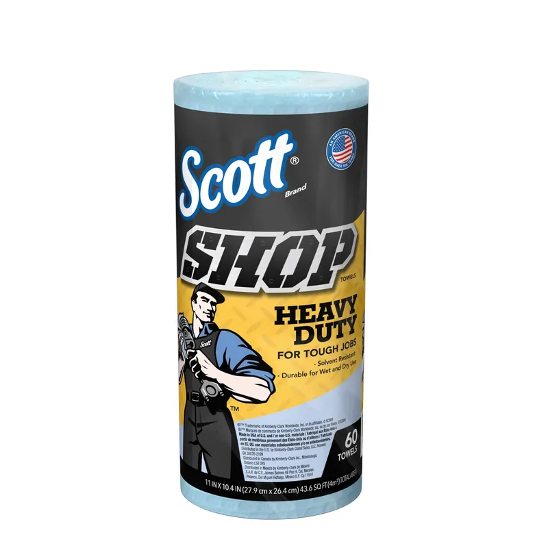 Scott Shop Towel 60 Sheet 1 Ply 1 Pk