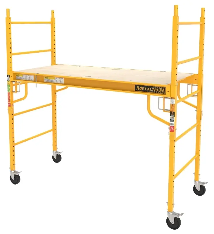 Jobsite Series 6 Ft. Baker Style Rolling Scaffold Tower, 1100 Lb Capacity