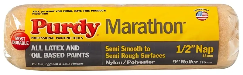 Purdy Marathon Nylon/Polyester 9 In. W X 1/2 In. Paint Roller Cover 1 Pk