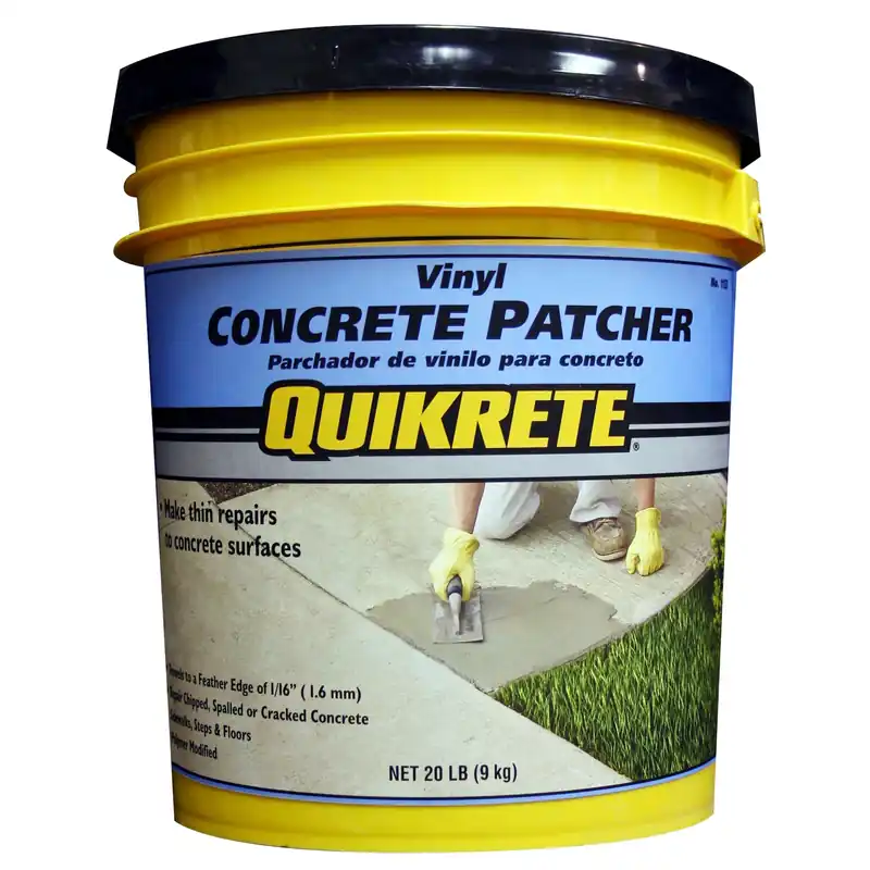 Vinyl Concrete Patcher, Gray, 20-Lb. Pail