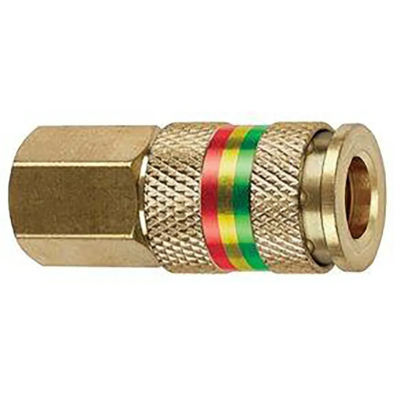 1/4 In. Fnpt Brass Combo-coupler With 300 Psi Pressure Rating