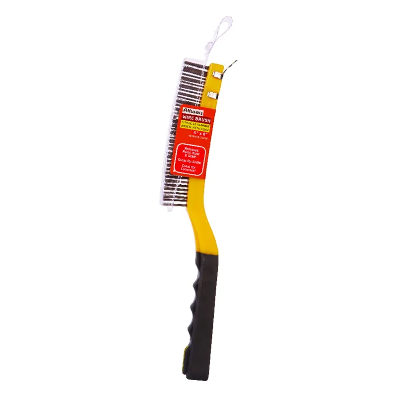 1 In. W X 13.5 In. L Stainless Steel Wire Brush With Scraper