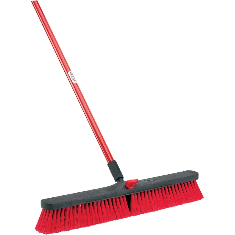 24 In. Multi-surface Push Broom With Steel Handle - Model 805