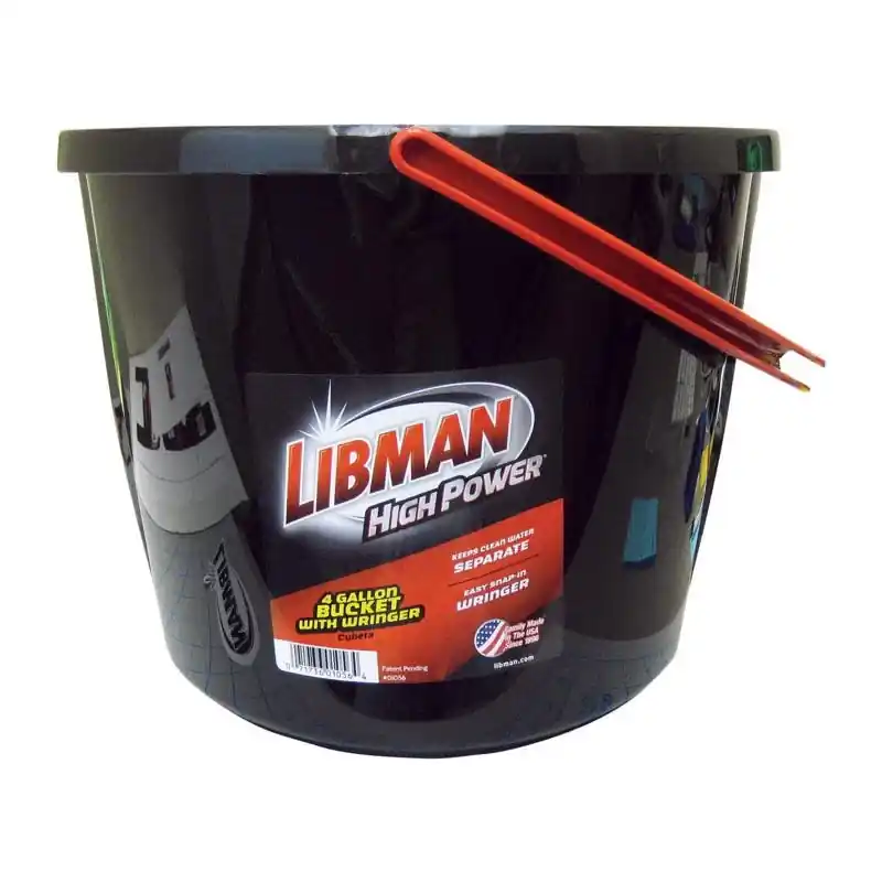 High Power Dual Compartment 4 Gallon Bucket In Black And Red