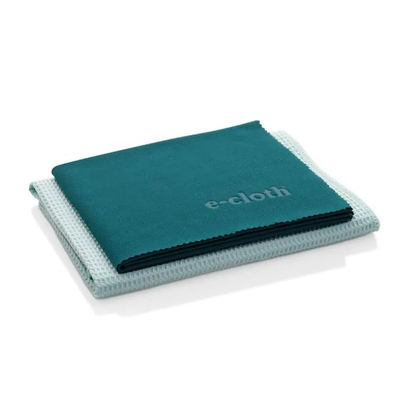 E-Cloth Window Kit Microfiber Glass And Polish Cloth 2 Pk