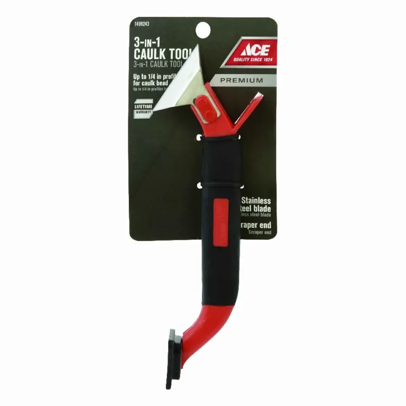 Ace Black Professional Steel Caulk Remover Tool 1 Pk