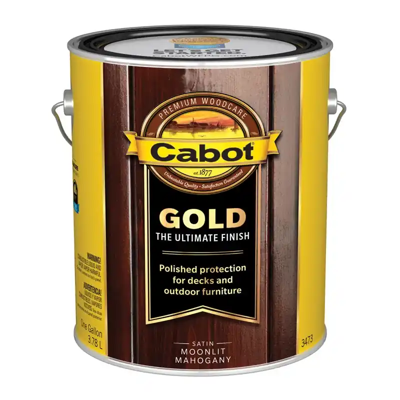 Gold Ultimate Exterior Wood Finish, Moonlit Mahogany, 1-Gallon