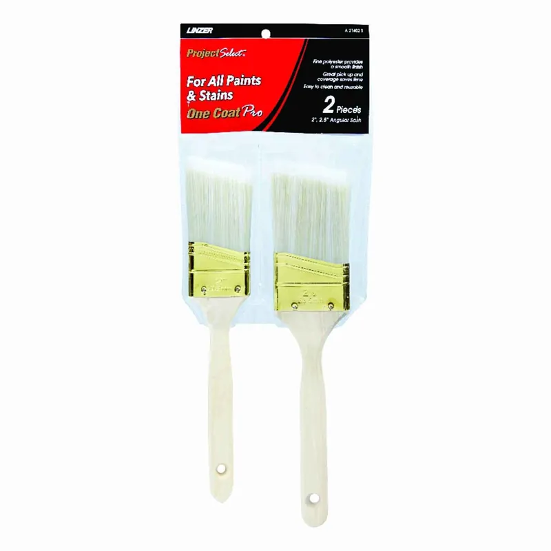 Project Select 2 And 2-1/2 In. Angle Paint Brush Set For All Paints
