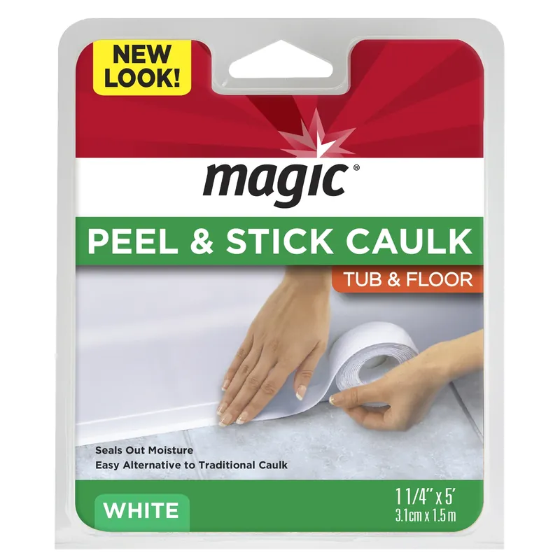 1-1/4 In. X 5 Ft. White Peel And Stick Caulk Strip