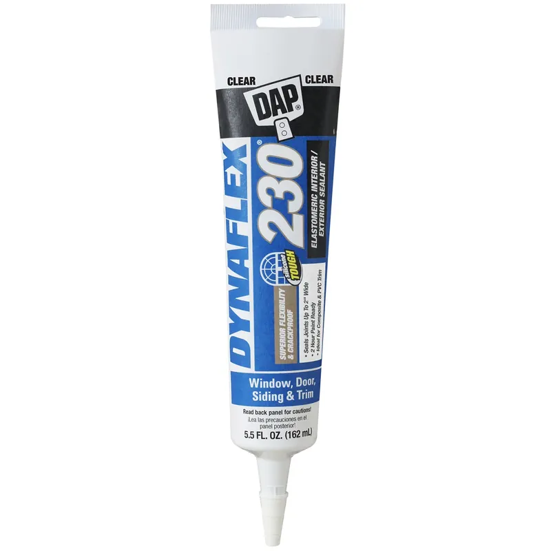 Dynaflex 230 Sealant, Clear, Indoor & Outdoor, 5.5-oz.