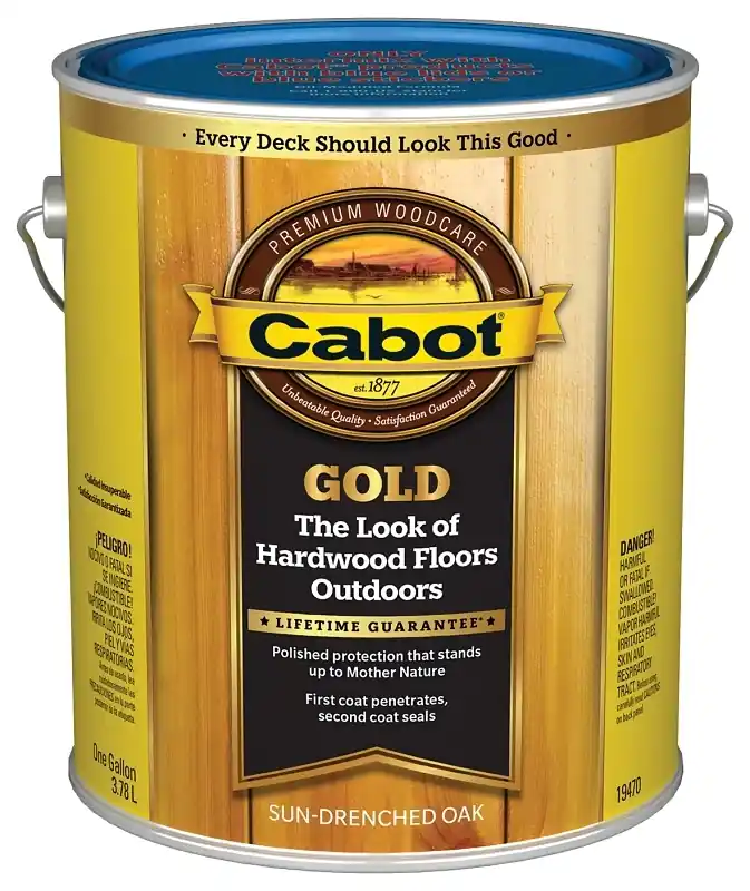 Gold Ultimate Exterior Wood Finish, Drenched Oak, Low VOC, 1-Gallon
