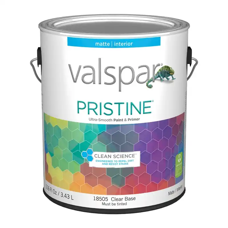 Pristine Flat Tintable Clear Base Interior Paint 1 Gallon