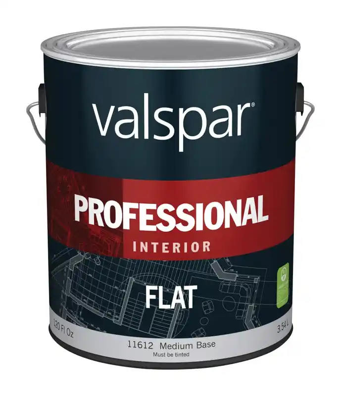 Valspar Professional Flat Tintable Medium Base Paint Interior 1 Gal