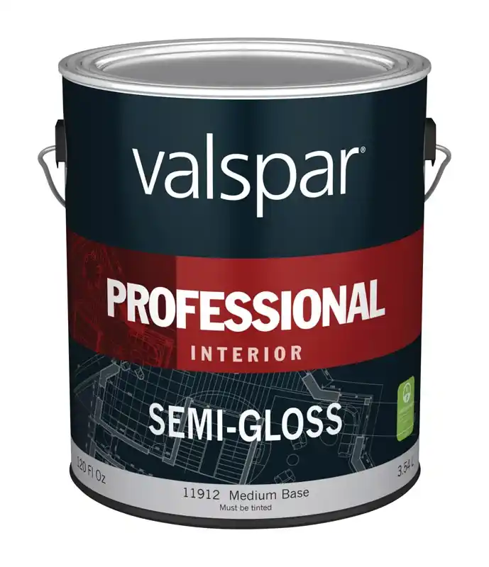 Professional Latex Semi-gloss Interior Wall Paint, Medium Base, 1 Gallon
