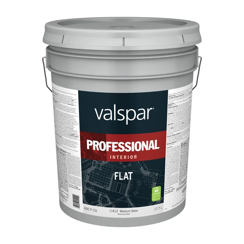 Professional Flat Tintable Medium Base Interior Paint 5 Gallon