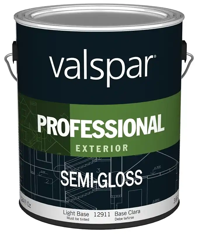 Valspar Professional Semi-Gloss Tintable Light Base Paint Exterior 1 Gal