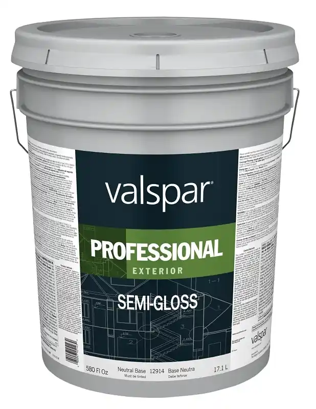 Professional 100% Acrylic Semi-gloss Exterior House Paint, Neutral Base, 5 Gallon