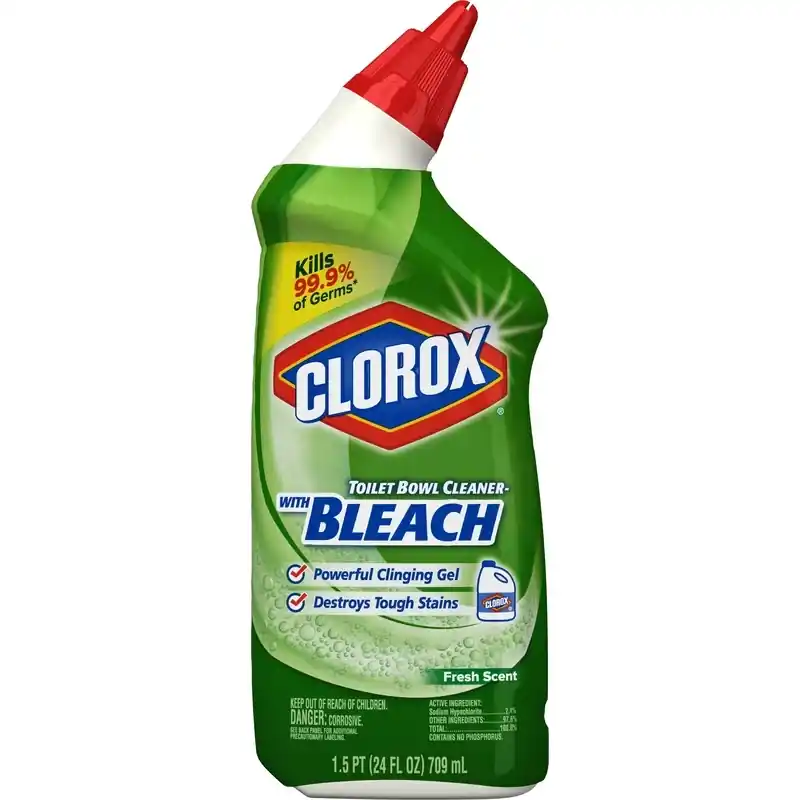 Fresh Scent Toilet Bowl Cleaner 24 Oz Gel With Bleach