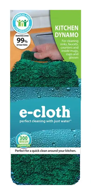 E-Cloth Polyester/Polyamide/Polypropylene Kitchen Cleaning Cloth 6.5 In. W X 3.5 In. L 1 Pk