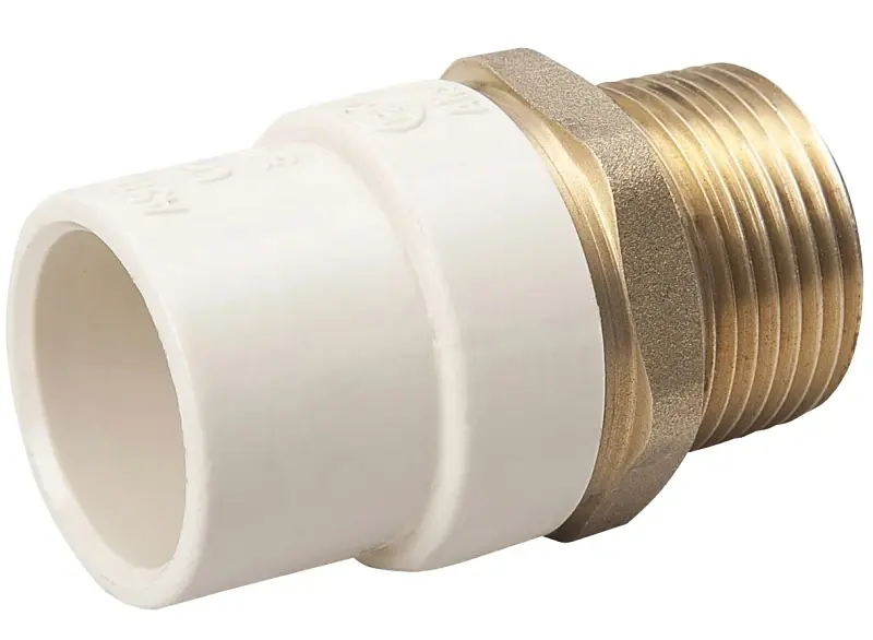 B & K 1/2 In. Cpvc X 1/2 In. Male Transition Adapter - Brass & Cpvc