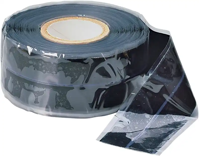 Self-Sealing Silicone Repair Tape, Black, 1-In. X 10-Ft.