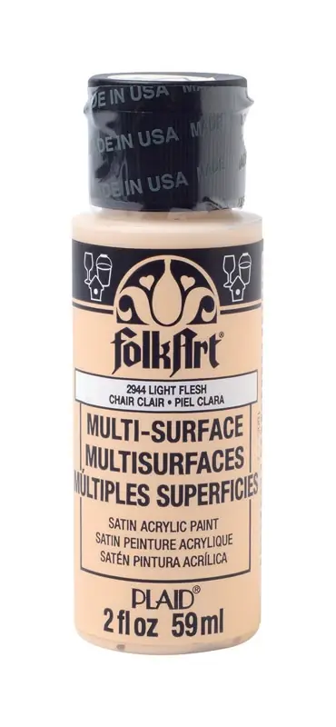 FolkArt Satin Cool Bisque Hobby Paint 2 Oz