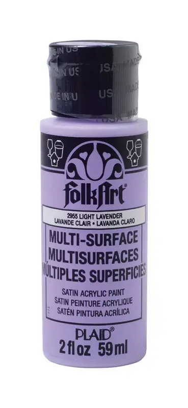 FolkArt Satin Light Lavender Hobby Paint 2 Oz