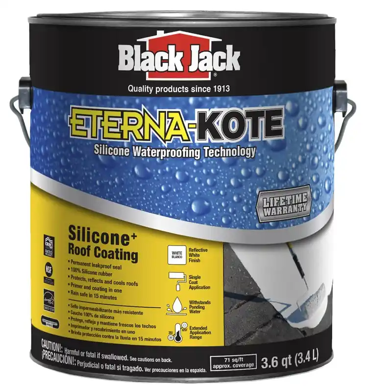 Silicone Roof Coating, White, 1-Gallon
